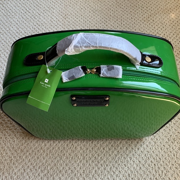 🍀 NWT rare Kate Spade “Duchess” boarding bag Emerald green - Picture 2 of 7